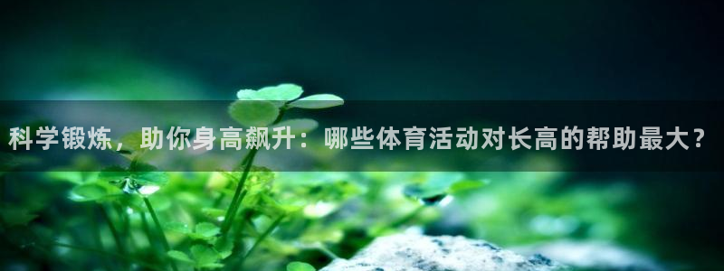 动感熊猫体育公园：科学锻炼，助你身高飙升：哪些体育活动对长高的帮助最大？